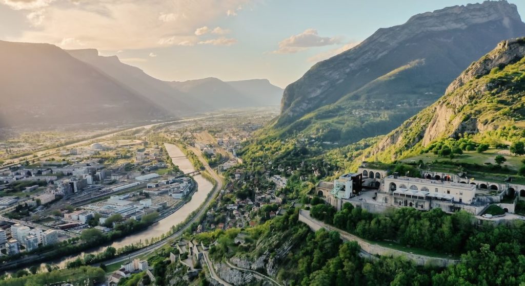 Grenoble vu du ciel